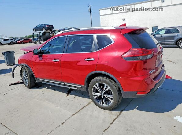 JN8AT2MV1HW261566 2017 NISSAN ROGUE Red Trasero izquierdo