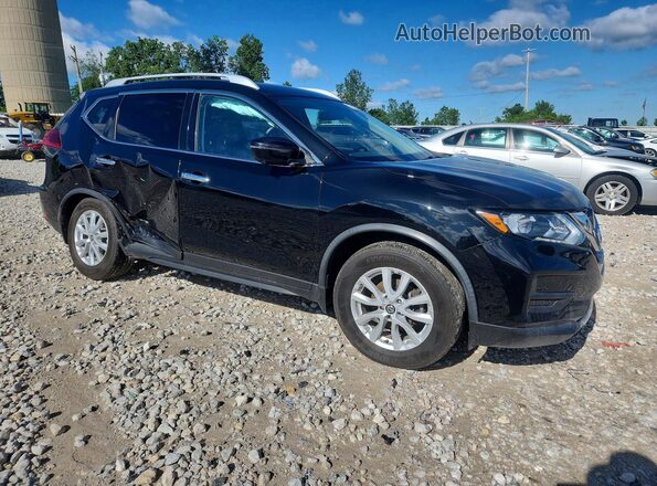 JN8AT2MV1JW303482 2018 NISSAN ROGUE Black Передня права чверть