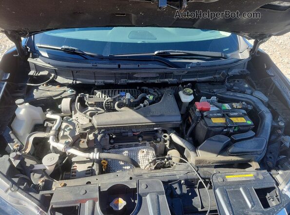 JN8AT2MV1JW303482 2018 NISSAN ROGUE Black Вид підкапотного простору