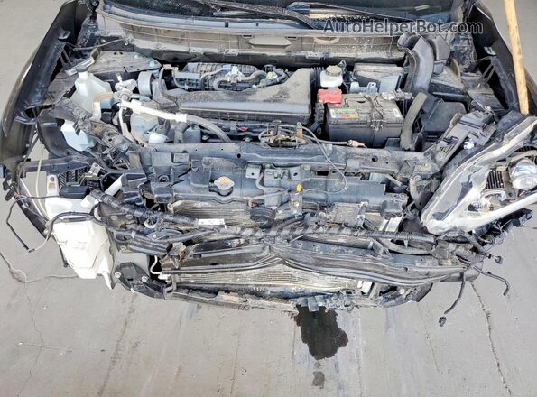JN8AT2MV1JW326938 2018 NISSAN ROGUE Черный Вид задней части салона