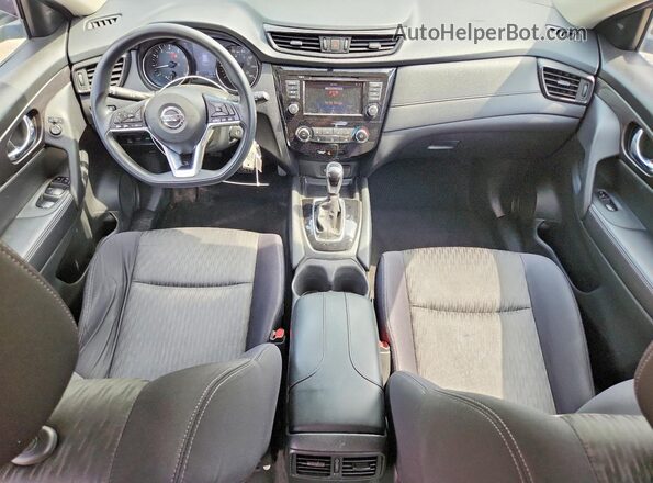 JN8AT2MV1JW329564 2018 NISSAN ROGUE Серебряный Вид панели приборов