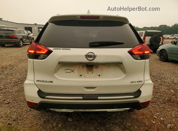JN8AT2MV1KW373100 2019 NISSAN ROGUE White Widok z tyłu
