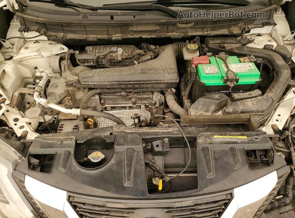 JN8AT2MV1KW373100 2019 NISSAN ROGUE White Widok komory silnika