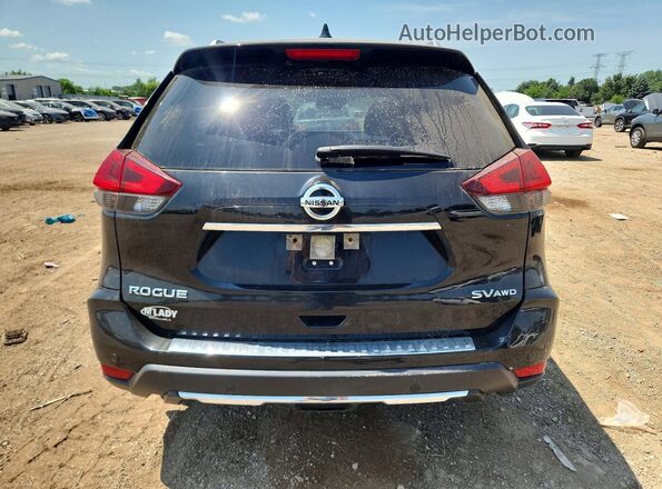 JN8AT2MV1KW399258 2019 NISSAN ROGUE Black უკანა ხედი
