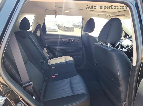 JN8AT2MV1KW399258 2019 NISSAN ROGUE Black უკანა სალონის ხედი