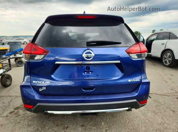 JN8AT2MV1LW109523 2020 NISSAN ROGUE Blue Vista trasera