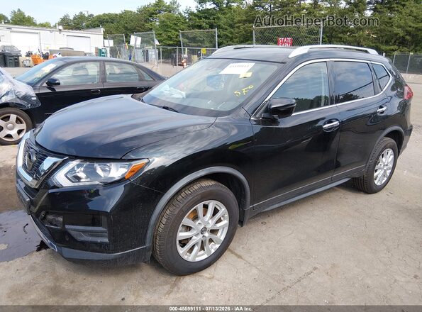 JN8AT2MV1LW123552 2020 NISSAN ROGUE Черный Передняя левая четверть