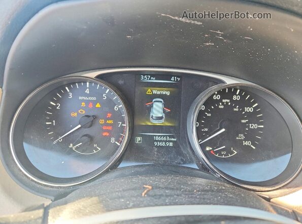 JN8AT2MV2GW154847 2016 NISSAN ROGUE Black Սարքավորումների վահանակի տեսք
