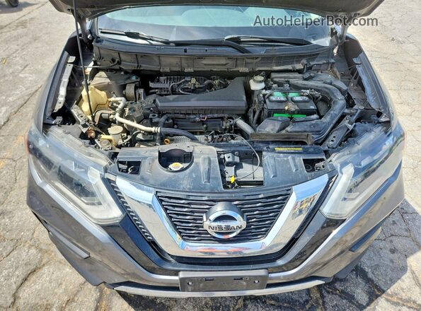 JN8AT2MV2HW001211 2017 NISSAN ROGUE Gray Vista del compartimento del motor