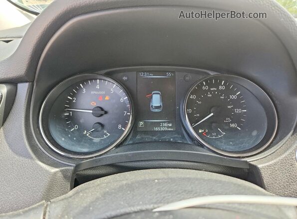 JN8AT2MV2HW001211 2017 NISSAN ROGUE Gray Vista del cuadro de instrumentos