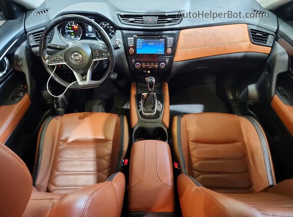 JN8AT2MV2HW022835 2017 NISSAN ROGUE White წინა პანელის ხედი