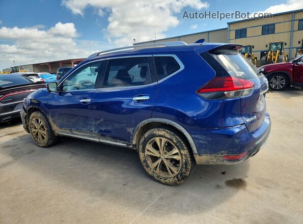 JN8AT2MV2JW304740 2018 NISSAN ROGUE Blue Rear left