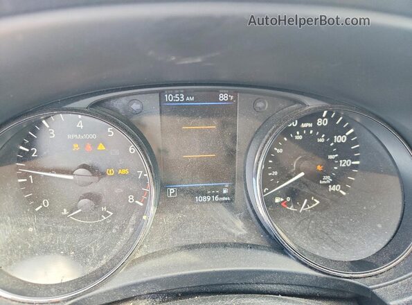 JN8AT2MV2JW304740 2018 NISSAN ROGUE Blue Instrument cluster view