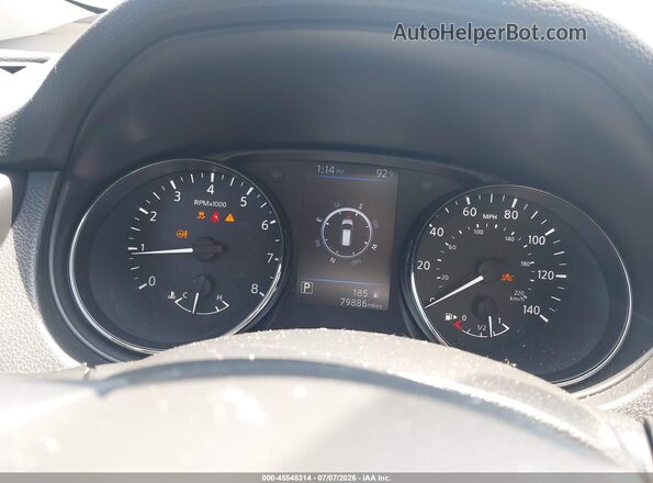 JN8AT2MV2JW304799 2018 NISSAN ROGUE White Вид задніх сидінь