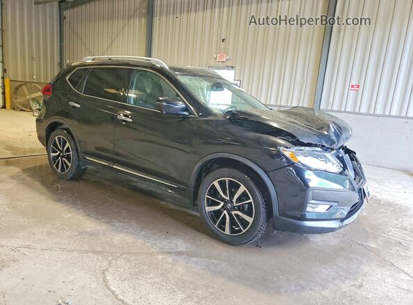 JN8AT2MV2JW324518 2018 NISSAN ROGUE Black Przód prawy