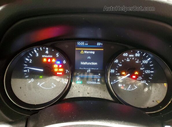 JN8AT2MV2KW394053 2019 NISSAN ROGUE Silver Սարքավորումների վահանակի տեսք