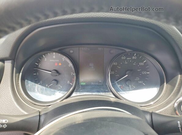 JN8AT2MV2KW394649 2019 NISSAN ROGUE Gray Սարքավորումների վահանակի տեսք