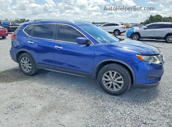 JN8AT2MV2LW104007 2020 NISSAN ROGUE Синий Передняя правая четверть