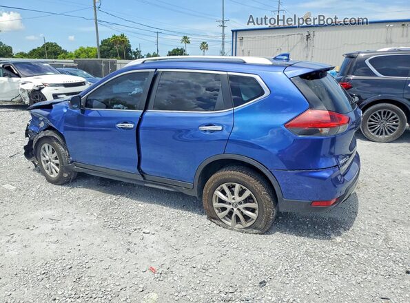 JN8AT2MV2LW104007 2020 NISSAN ROGUE Синий Задняя левая четверть