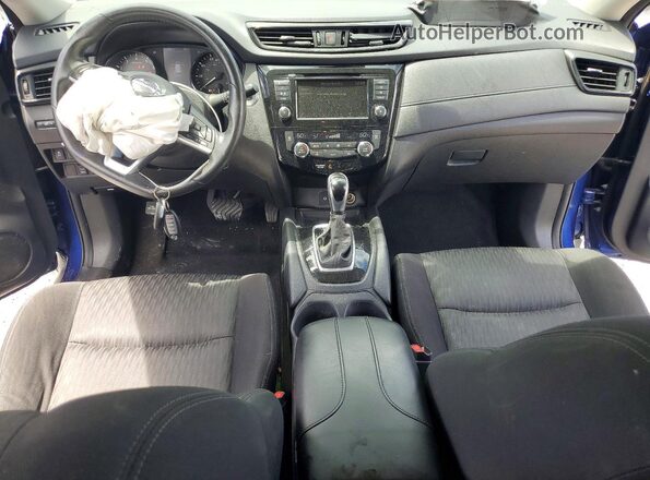 JN8AT2MV2LW104007 2020 NISSAN ROGUE Синий Вид панели приборов