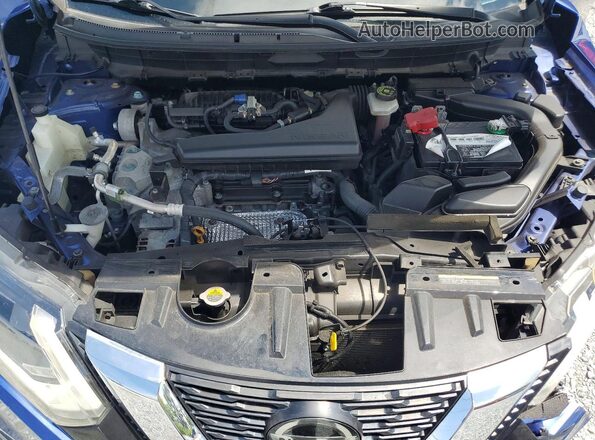 JN8AT2MV2LW104007 2020 NISSAN ROGUE Синий Вид подкапотного пространства