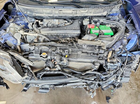 JN8AT2MV2LW104394 2020 NISSAN ROGUE Blue Rear interior view