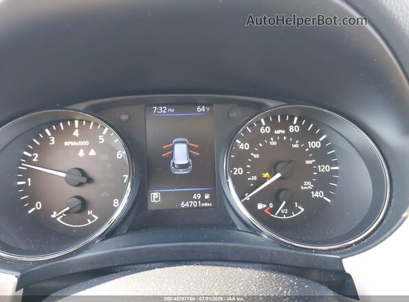 JN8AT2MV2LW111538 2020 NISSAN ROGUE Белый Вид задних сидений