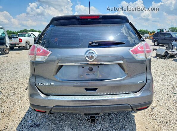 JN8AT2MV3GW134817 2016 NISSAN ROGUE Gray Rear view