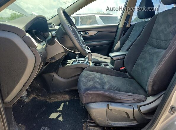 JN8AT2MV3GW134817 2016 NISSAN ROGUE Gray Front interior view