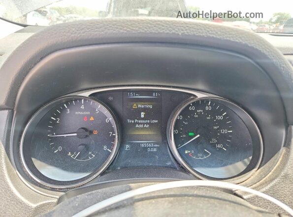 JN8AT2MV3GW134817 2016 NISSAN ROGUE Gray Instrument cluster view