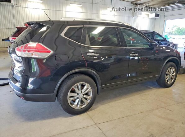 JN8AT2MV3GW151620 2016 NISSAN ROGUE Black Tył prawy