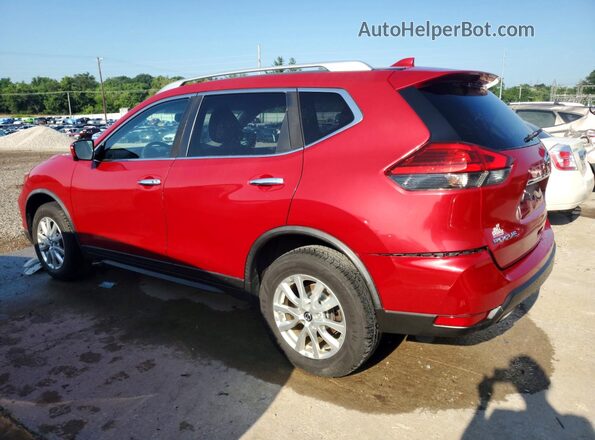 JN8AT2MV3HW005221 2017 NISSAN ROGUE Burgundy Հետևի ձախ