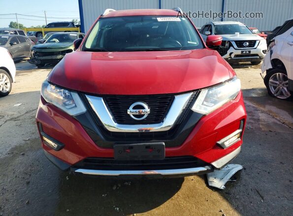 JN8AT2MV3HW005221 2017 NISSAN ROGUE Burgundy Դիմացի տեսք