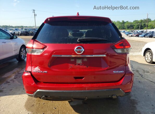 JN8AT2MV3HW005221 2017 NISSAN ROGUE Burgundy Հետևի տեսք