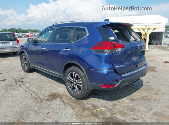 JN8AT2MV3HW027848 2017 NISSAN ROGUE Blue Rear left