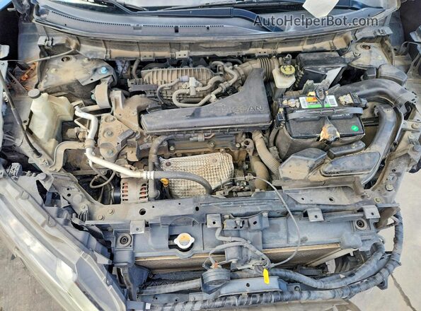JN8AT2MV3HW264386 2017 NISSAN ROGUE Black Շարժիչի բաժամունքի տեսք