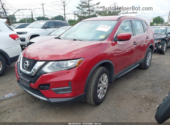 JN8AT2MV3HW264419 2017 NISSAN ROGUE Red Передня ліва чверть