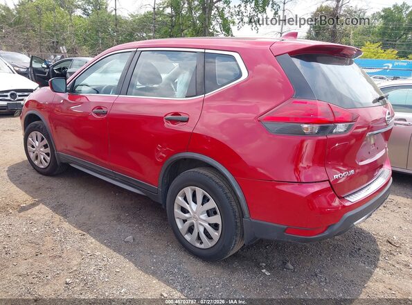 JN8AT2MV3HW264419 2017 NISSAN ROGUE Red Задня ліва чверть