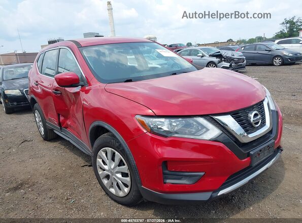 JN8AT2MV3HW264419 2017 NISSAN ROGUE Red Вид спереду
