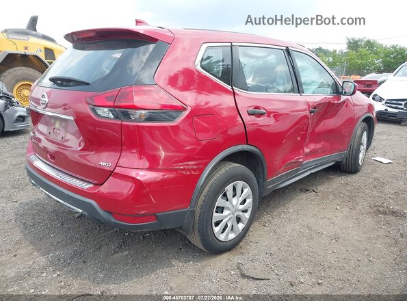 JN8AT2MV3HW264419 2017 NISSAN ROGUE Red Задня права чверть