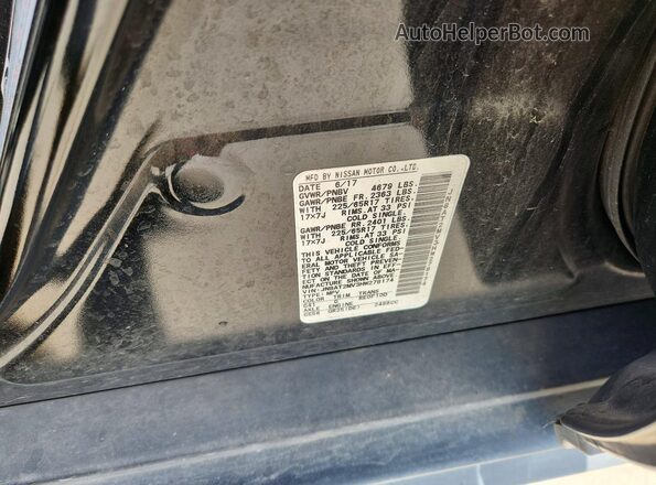 JN8AT2MV3HW278174 2017 NISSAN ROGUE Black Widok wnętrza 360 stopni