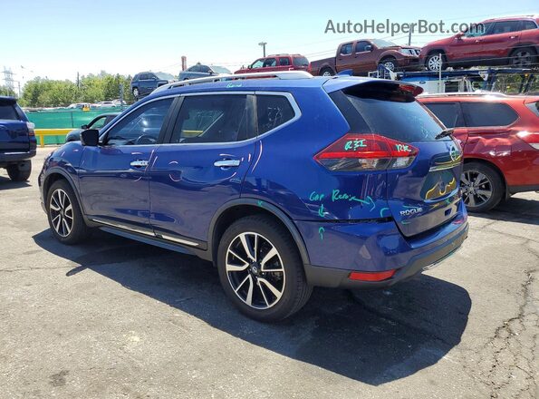 JN8AT2MV3JW307257 2018 NISSAN ROGUE Blue Tył lewy