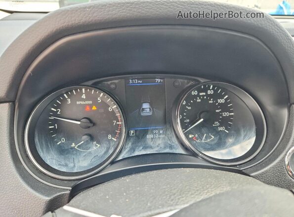 JN8AT2MV3JW342736 2018 NISSAN ROGUE Gray Սարքավորումների վահանակի տեսք