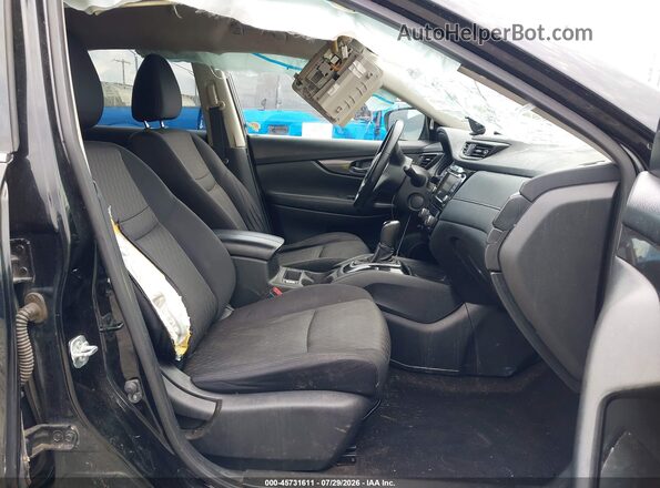 JN8AT2MV3JW347449 2018 NISSAN ROGUE Black Front interior view