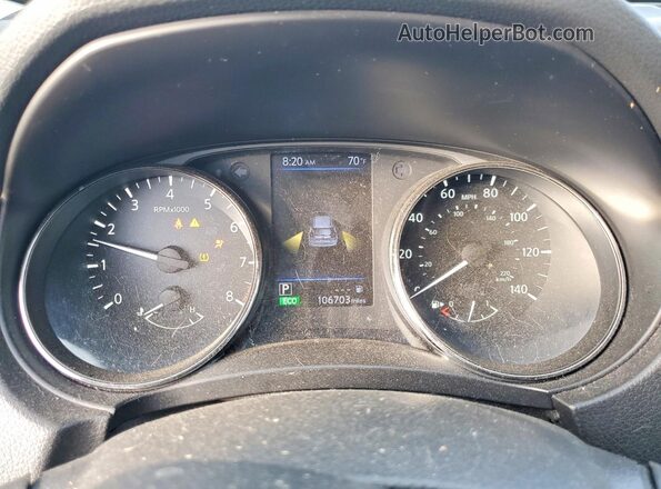 JN8AT2MV3KW395163 2019 NISSAN ROGUE Серебряный Вид щитка приборов