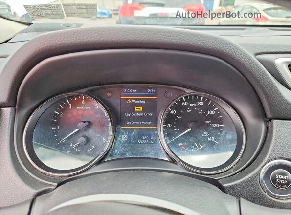 JN8AT2MV3KW401558 2019 NISSAN ROGUE Серебряный Вид щитка приборов