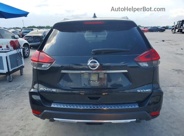 JN8AT2MV3LW110754 2020 NISSAN ROGUE Black Rear view