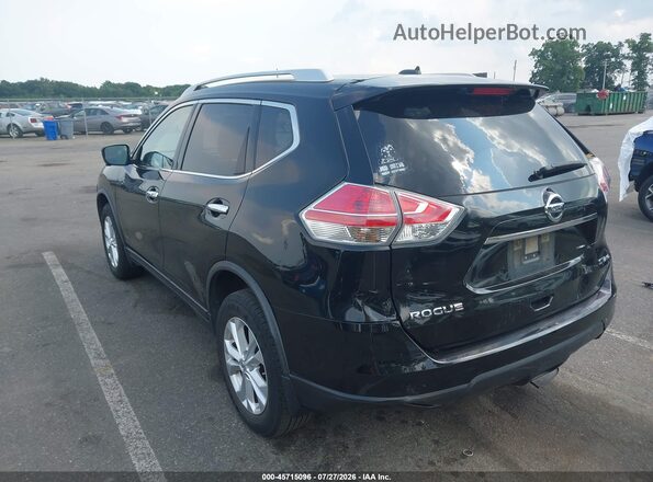JN8AT2MV4GW145101 2016 NISSAN ROGUE Black უკანა მარცხენა