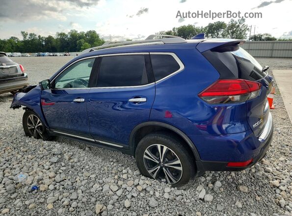 JN8AT2MV4HW017362 2017 NISSAN ROGUE Blue Հետևի ձախ