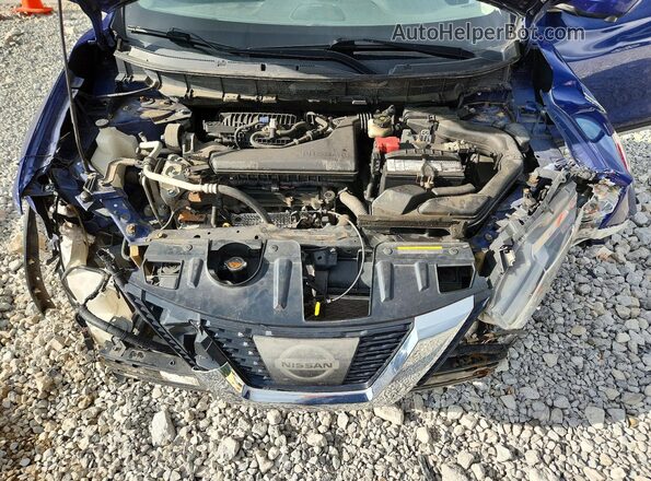 JN8AT2MV4HW017362 2017 NISSAN ROGUE Blue Շարժիչի բաժամունքի տեսք